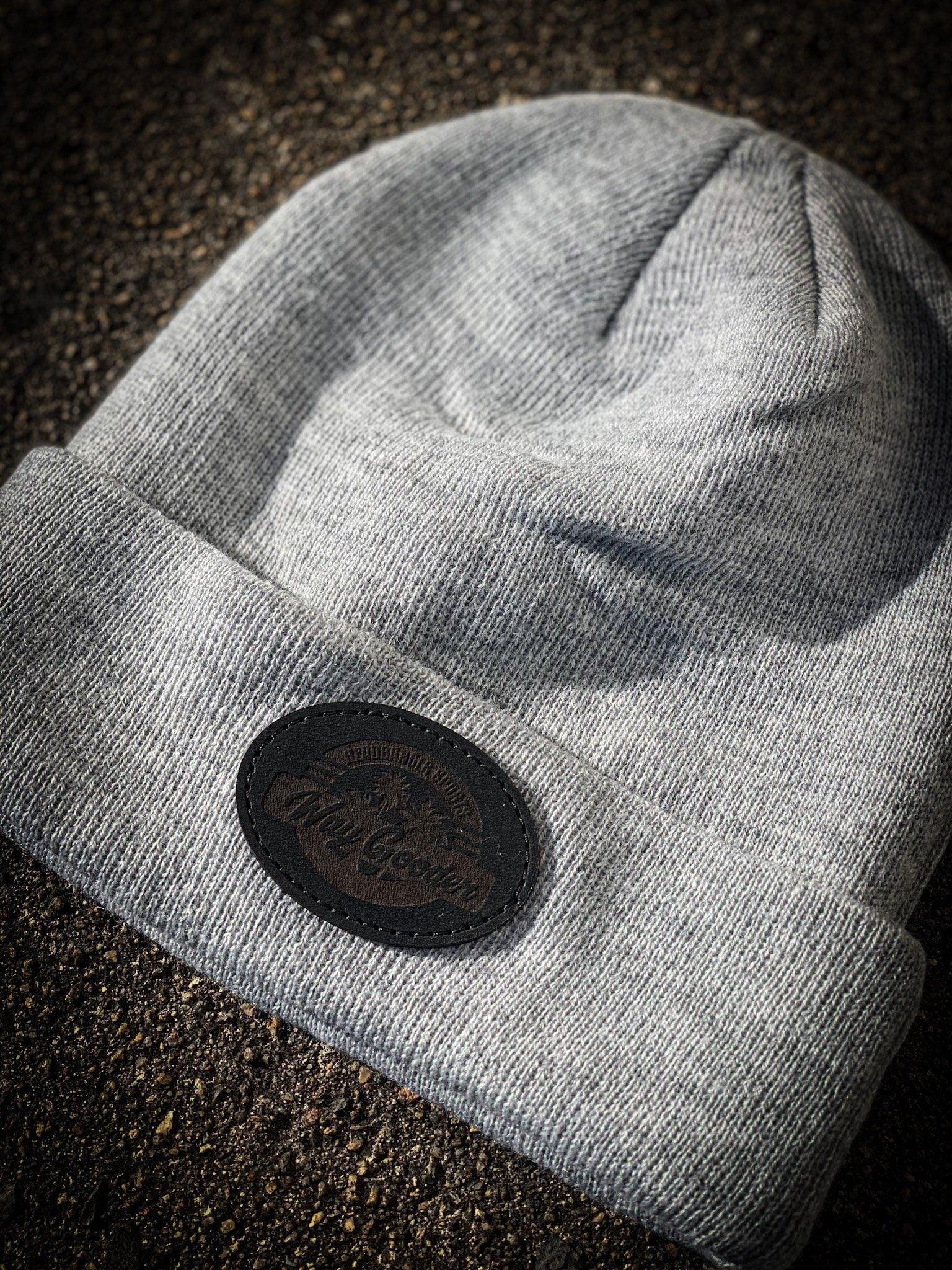 Headbanger Sports Way Gooder Leather Patch Beanies: Multiple Colors - Image 4